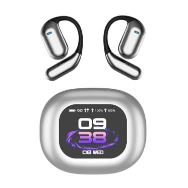 Imagem de Fones de ouvido Ai Translating, fones de ouvido abertos para tradutor de 144 idiomas em tempo real, fone de ouvido estéreo HD com cancelamento de ruído 3 em 1, dispositivo de tradução para aprendizado