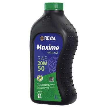 Imagem de Óleo De Motor Maxime Mineral 20w50 SL Royal 1 Litro - Royal Ar Lubrifi