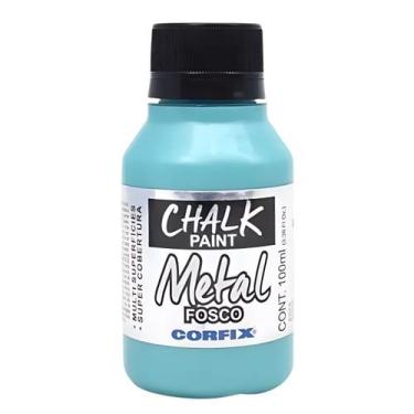 Imagem de Tinta Chalk Paint Metálica Fosca Corfix 100ml - 23111, 407 - VERDE TIF