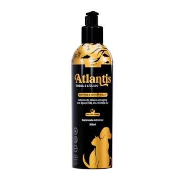 Imagem de Atlantis | Ômega 3 Líquido para Cães e Gatos | Pele, Pelos e Saúde do Coração | 300ml | Mix de Peixes Selvagens | 100% Natural e Formulado por Veterinários – PETVI
