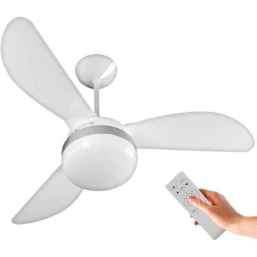 Imagem de Ventilador De Teto Ventisol Fênix LED Prata 3 Pás Com Controle Remoto Inverter Bivolt