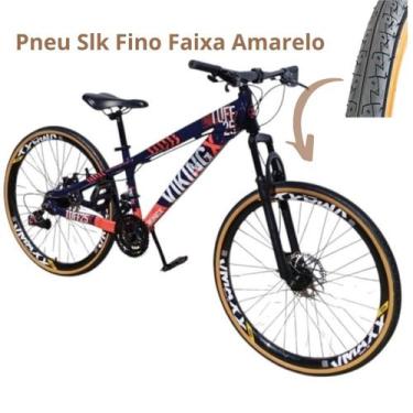 Imagem de Bicicleta Vikingx 24v Aro 26 Tuff 25 Aluminio Shimano Mtb Freeride Sus