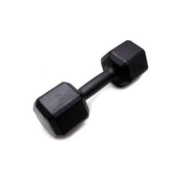 Imagem de Halter Sextavado 4 kg Pintado, Peso para Exercícios