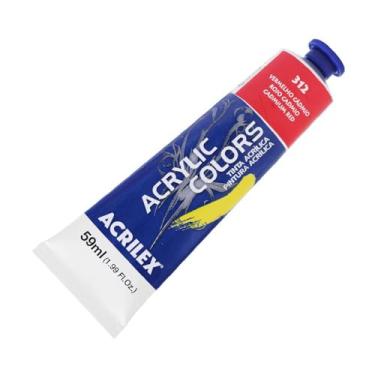 Imagem de Tinta Acrílica Acrylic Colors Acrilex 59 ml Vermelho Cádmio - 312