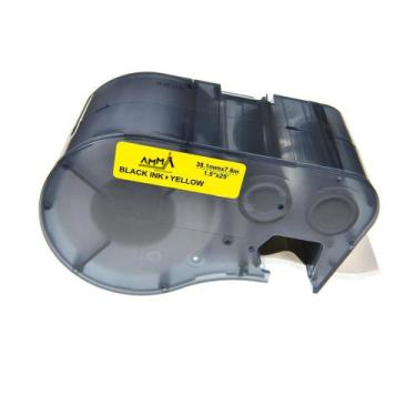 Imagem de Etiqueta Compatível Brady MC-1500-595-YL-BK AMMA (Preto No Amarelo) - 