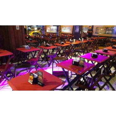 Imagem de Capa para mesa de bar, restaurante e quiosque 70x70 (10 peças) - Cia d