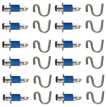 Imagem de Armador Gancho de rede Marix tipo batom Inox (12un)