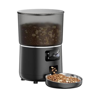 Imagem de Alimentador automático de gatos com câmera 1080P HD vídeo WIFI chamada de voz visão noturna alimentação de animais de estimação