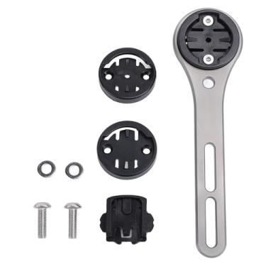 Imagem de Vomeko Fora Frente Stem Mount Alloy Ciclismo Computer Bracket Holder com Action Camera Mount, Compatível com Wahoo Bryton para Road Mountain Bikes