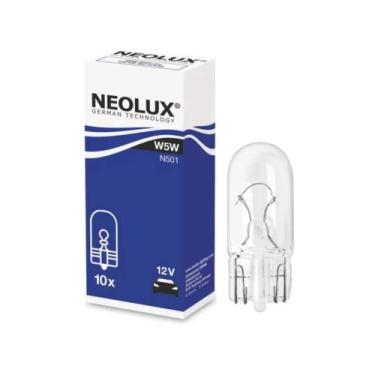 Imagem de Lâmpada Esmagada T10 5W 12V N501 Caixa com 10 Peças Neolux - NE0316001