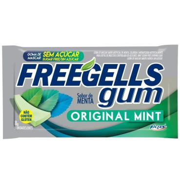 Imagem de Chiclete Freegells Original Mint 8g - Riclan