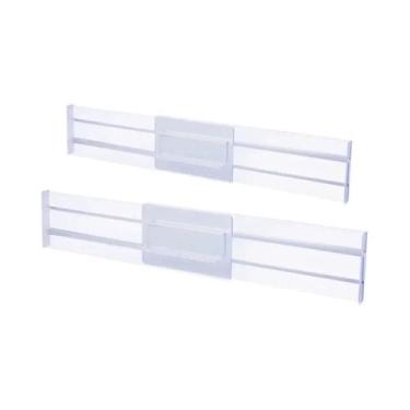 Imagem de Divisórias De Gaveta Transparentes Ajustáveis E Expansíveis 8 Peças Pa