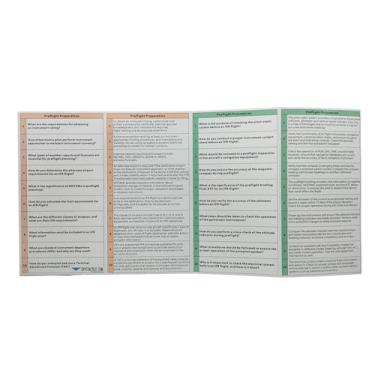 Imagem de Guia de estudo de exame oral de instrumento - Perguntas e respostas laminadas FAA ACS para preparação de verificação IFR - Cobre navegação, ATC, emergências e mais - Auxílio de treinamento de piloto