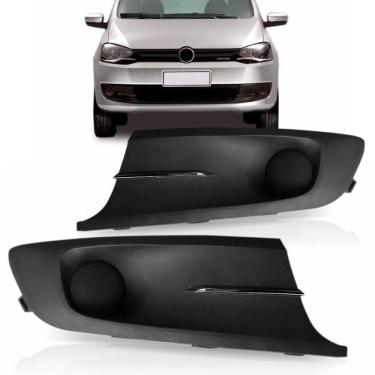 Imagem de Grade Moldura Milha Vw Spacefox 2011 Á 2014 Friso Cromado