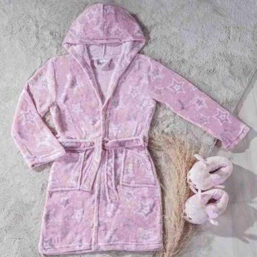 Imagem de Roupão de Microfibra Infantil c/ Capuz P Sortido Bene Casa