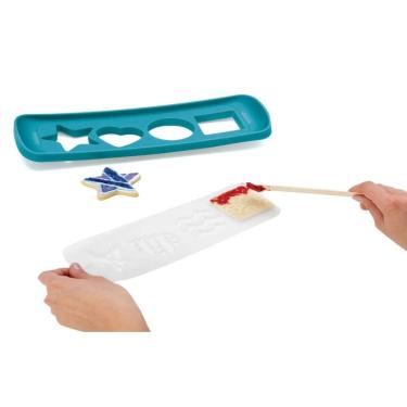 Imagem de Cortador de Biscoitos Cookies em 3D Coração Estrela Chef`n