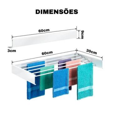 Imagem de Varal Mágico Retrátil Ideal para Apartamentos e Casas Pequenas Prático