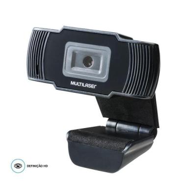Imagem de Webcam Hd 720p 30Fps Sensor Cmos Microfone Conexão USB Preto - AC339 -