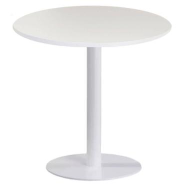 Imagem de Mesa Pisa Beta Fratini Disco Redondo Branco Tampo MDP