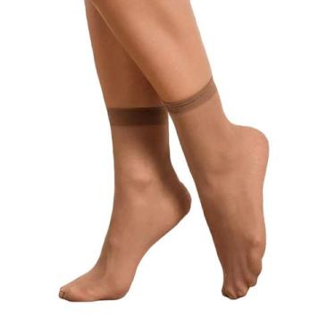 Imagem de Meia Fina Soquete Fio 20 Trifil, Único, Mel