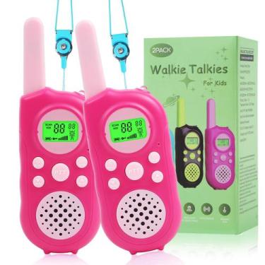 Imagem de Walkie Talkies VOOPON T12 para crianças de 3 a 12 anos, alcance de 3 m