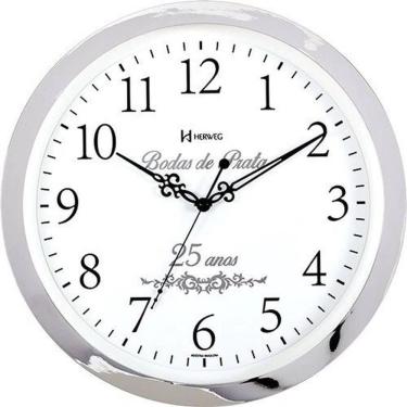 Imagem de Relógio De Parede Herweg Ref: 6816-028 Bodas De Prata