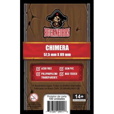 Imagem de Sleeve Chimera 57,5x89mm  - Bucaneiros - Bucaneiros Jogos