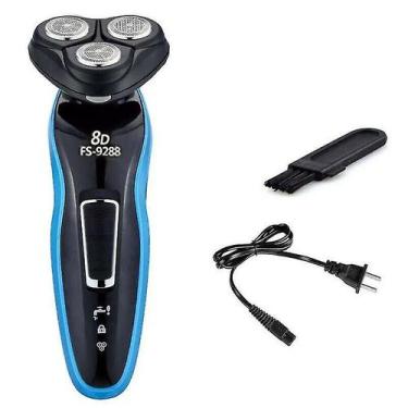 Imagem de Tesoura de cabelo padrão 4 in1 mens barbeador elétrico usb carregament