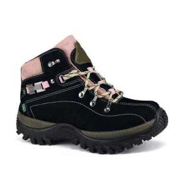 Imagem de Tênis Feminino Botinha Confortavel Cores Variadas 100 - Dragxter, Pret