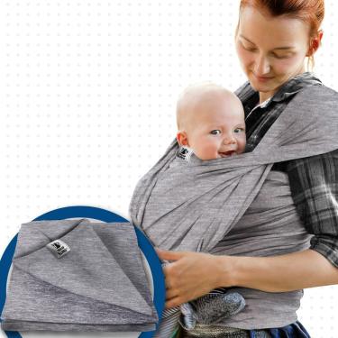 Imagem de Wrap Sling Canguru Bebê Carregador Carrier Enxoval Passeio