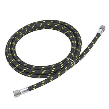 Imagem de Yctze Tubo de Ar de Mangueira de Borracha Trançada de 1/8x1.8M para Caneta Spray, Conexão de Aerógrafo Macio e Flexível, Mini Adaptador de Compressor