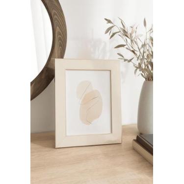 Imagem de Porta retrato em Poliestireno pedra branco - 10 x 15 - Mart