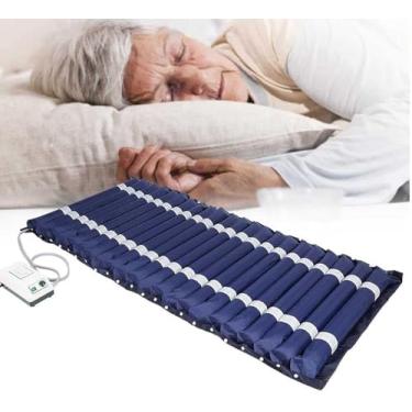 Imagem de Colchão De Pressão Alternada Com Motor De Compressor, Sistema De Almofada De Pressão Alternada Premium, Para Escaras De Grau I, Ii, Iii E Iv, 20 Células De Ar