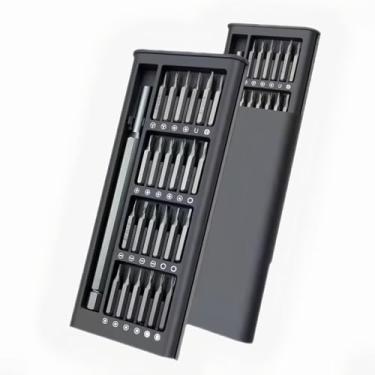 Imagem de Kit de chave de fenda magnética, conjunto de ferramentas de precisão de 25 peças para reparo de telefone e relógio