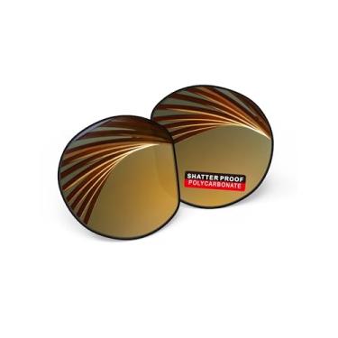 Imagem de iLikeo Lentes de reposição polarizadas de policarbonato PRO+ para óculos de sol Oakley Meta HSTN OW8002 51 mm - Bronze Flash