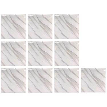 Imagem de Placa Adesiva 3D Marmore Kit 10 uni Papel de Parede Autocolante Obra Reforma Banheiro Cozinha Ambiente Casa Decoraçao