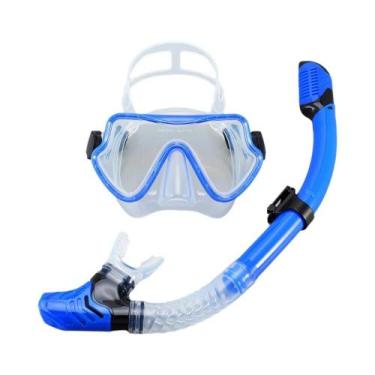Imagem de Máscara de Mergulho Profissional para Adultos - Snorkel com Silicone A
