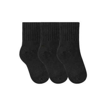 Imagem de Kit/3 Meia Cano Médio Selene 2370.001 Kids Algodão T. 25/28 29/34, 25/