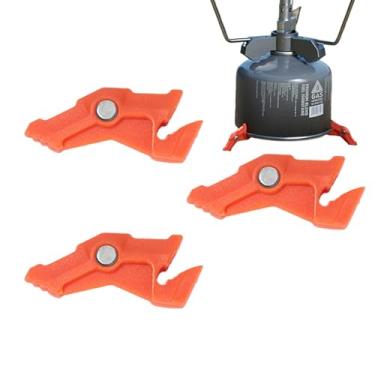 Imagem de Suporte de vasilha, estabilizador de vasilha | Suporte de prateleira para garrafas padrão de fogão magnético - Suporte de tanque, suporte de vasilha para camping, piquenique, culinária, mochila