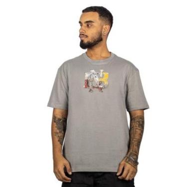 Imagem de Camiseta Nicoboco Hope Cinza-Masculino