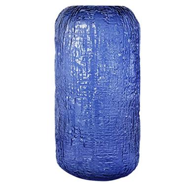 Imagem de YYBOES Vaso de vidro para decoração de vaso de flores, vaso de vidro azul, nórdico, criativo, minimalista, sala de estar, mesa de jantar, arranjo de flores cultivadas em água macia, ornamentos