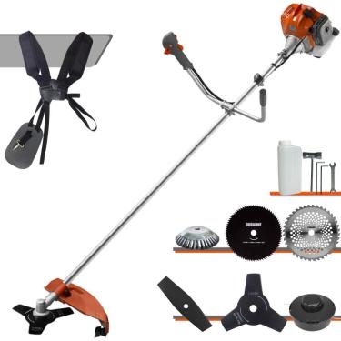 Imagem de Roçadeira Lateral Tekna RL520AC-G2 À Gasolina 6 Em 1 Com Carretel Nylon + Lâmina 2 Pontas + Lâmina Vídea + Disco 80 Dentes + Escova de Aço 38 Cerdas