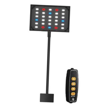 Imagem de Generic Acessórios de iluminação LED para aquário com porta USB, fácil instalação, preto, iluminação ampla de 120°, luminária de clipe para aquário, Largura 12 Cm