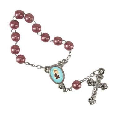 Imagem de Mini Terço de Santo Antônio Infantil - SJO, Pink