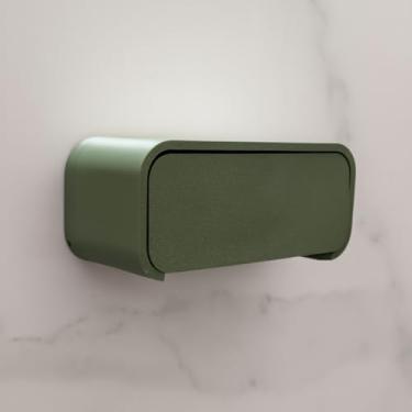 Imagem de Porta Escovas de Dentes para Banheiro com Fita Dupla Face Organizador Sem Furar Anti Derrapante para Família (VERDE,G)