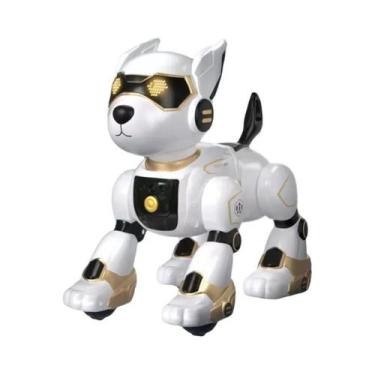 Imagem de Brinquedo Robô Cão RC Programável Com Comando De Voz E Música Sensível