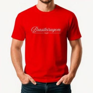 Imagem de Camiseta Masculina Algodão Premium BRASILEIRAGEM-Masculino