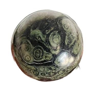 Imagem de Bolas de cristal verde para decoração artesanato de cristal natural Feng Shui esculpido Natal (tamanho: verde claro)