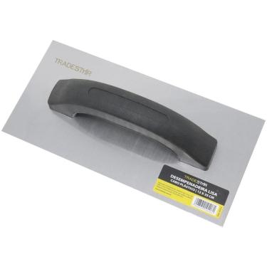 Imagem de Desempenadeira De Aço 25X12Mm Lisa Cabo Plástico Tradestar