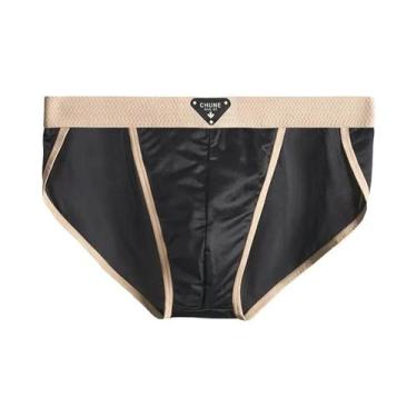 Imagem de Cuecas Masculinas De Seda Gelada Semelhante Ao Cetim, Verão, Suaves, R